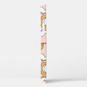 レトロフローラ：シームレスなヴィンテージパターン。 Case-Mate iPhoneケース (裏面 / 右)