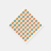 レトロフローラ スタンダードカクテルナプキン (角)