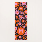 レトロフローラ パーソナライズされた ヨガマット (裏面)