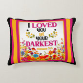 レトロフローラ 感動的 アクセントクッション (正面)