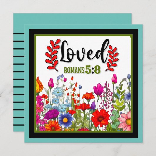 レトロフローラ 感動的 シーズンカード (正面/裏面)