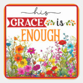 レトロフローラ 感動的 スクエアシール (正面)