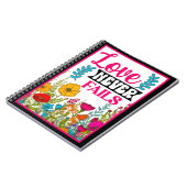 レトロフローラ 感動的 ノートブック (左側)