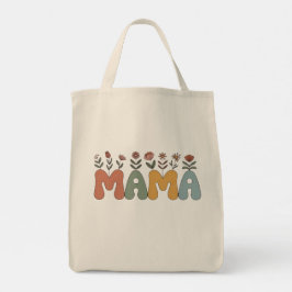 レトロフローラ「MAMA」お母さんの日にぴったり トートバッグ