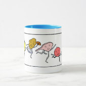 レトロフードキッチンアートコーヒーマグ マグカップ (中央)