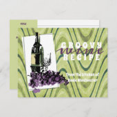 レトロフードワイングルメレシピカード サンキューカード (正面/裏面)