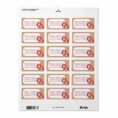 レトロフール住所 シール (フルシート)