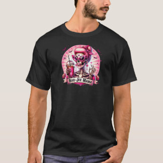 レトロブジェママモムススケルトンおもしろいコーヒーホール Tシャツ