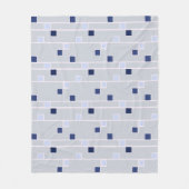 レトロブストライプルーズ フリースブランケット (正面)