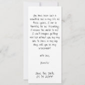 レトロブックマーク3フォトストリップブリデスメイド提案 セーブザデート (裏面)