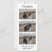 レトロブックマーク3フォトストリップブリデスメイド提案 セーブザデート (正面)