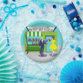 レトロブック恋人紙プレート ペーパープレート (パーティー)