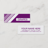 レトロブドウ スキニー名刺 (正面/裏面)