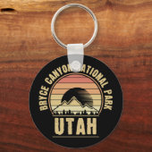 レトロブライスキャニオンナショナルパークユタ キーホルダー (正面)