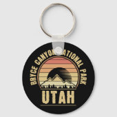 レトロブライスキャニオンナショナルパークユタ キーホルダー (裏面)