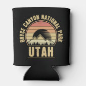 レトロブライスキャニオンナショナルパークユタ 缶クーラー (裏面)