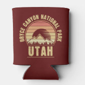 レトロブライスキャニオンナショナルパークユタ 缶クーラー (裏面)