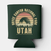 レトロブライスキャニオンナショナルパークユタ 缶クーラー (裏面)