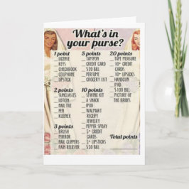 レトロブライダルシャワーゲーム 招待状