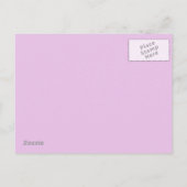 レトロブライダルシャワーティーパーティー保存日 案内ポストカード (裏面)