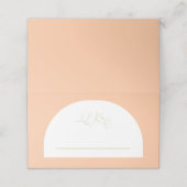 レトロブライダルシャワー座席表ウェディングパーティーA115 プレイスカード (外部開封)