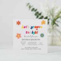 レトロブライダルシャワー招待