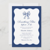 レトロブライダルシャワー 招待状 (正面)