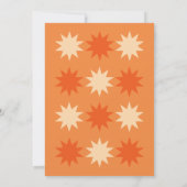 レトロブライトはっきりした&サマー結婚ズ 招待状 (裏面)