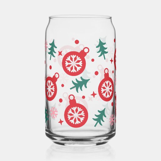 レトロブライトクリスマスオーナメント ガラス缶 (正面)