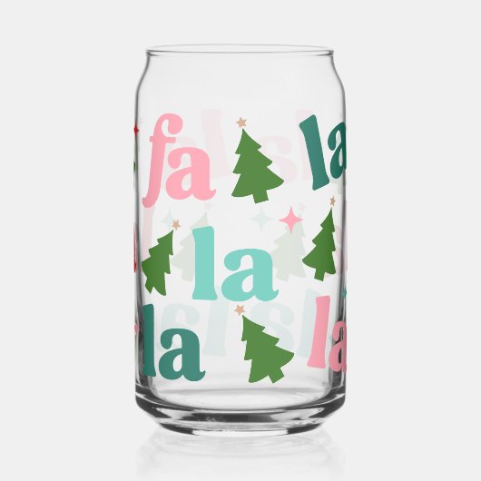 レトロブライトクリスマスツリーファララ ガラス缶 (左)