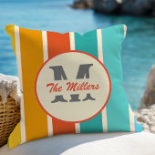 レトロブライトサマーモノグラム クッション