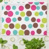 レトロブライトドットキッチンタオルギフト キッチンタオル (折り畳み)