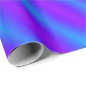 レトロブライトブルー&パープルハーレクイン ラッピングペーパー (ロールコーナー)