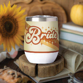 レトロブライドタイポグラフィサマーレインボー結婚ズ