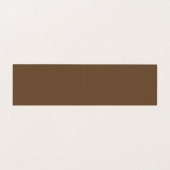 レトロブラウンおよびオレンジの名刺 名刺 (内部フラット)