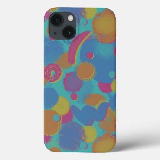 レトロブラシパターン Case-Mate iPhoneケース (裏面)