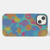 レトロブラシ柄 iPhoneケース (裏面横)