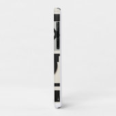 レトロブラックアンドホワイトiPhoneケース Case-Mate iPhoneケース (裏面/左)