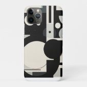 レトロブラックアンドホワイトiPhoneケース Case-Mate iPhoneケース (裏)