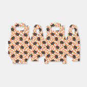 レトロブラックキャットオレンジチェックパターン フェイバーボックス (折り畳みなし)