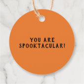 レトロブラックキャットオンザムーンハロウィーン フェイバータグ (裏面)