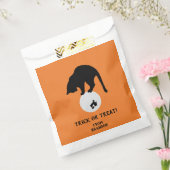 レトロブラックキャットオンザムーンハロウィーン フェイバーバッグ (封をした状態)