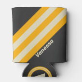 レトロブラックサンストライプズの名前 缶クーラー (裏面)