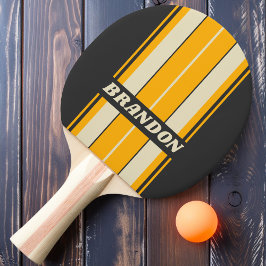 レトロブラックサンボーストライプドの名前 卓球ラケット