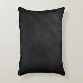 レトロブラックシャルボードテクスチャ アクセントクッション (正面(垂直))