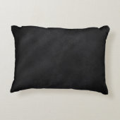 レトロブラックシャルボードテクスチャ アクセントクッション (裏面)