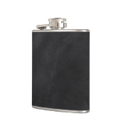 レトロブラックシャルボードテクスチャ フラスク (左)