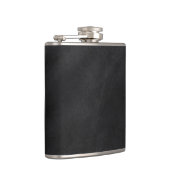 レトロブラックシャルボードテクスチャ フラスク (右)