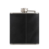 レトロブラックシャルボードテクスチャ フラスク (裏面)