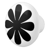 レトロブラックデイジー セラミックノブ (右)